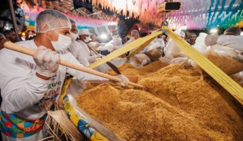 Boa Vista Junina 2024: pesagem e distribuição da ‘Maior Paçoca do Mundo’ é hoje em RR