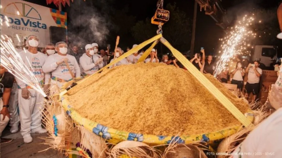‘Maior paçoca do mundo’ será avaliada amanhã (7) pelo Guinness