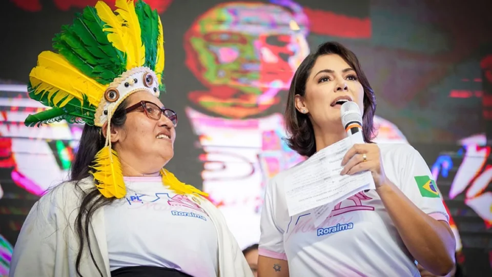 Michelle Bolsonaro empossa líderes do PL Mulher em Roraima