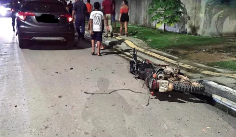 Motociclista invade via preferencial, colide com carro e morre na Zona Sul de Roraima