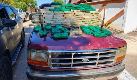 Homem é preso com mais de 90kg de cocaína em Araguaçu