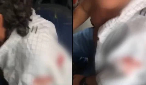 VÍDEO: Passageiro é esfaqueado durante assalto a ônibus da linha 560 em Manaus