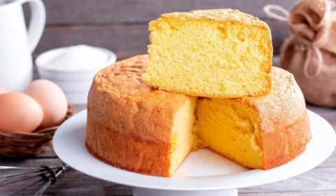 Receita fácil de bolo de milho vegano saboroso