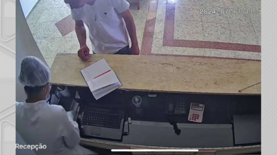 Câmeras flagram suspeito de assassinar dentista no próprio consultório, em Vilhena 