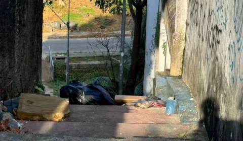 Corpo de homem é encontrado em escadaria no bairro Santo Agostinho em Manaus
