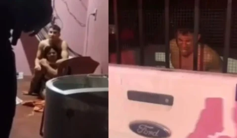 VÍDEO: homem esfaqueia mãe e a mantém refém junto com a avó