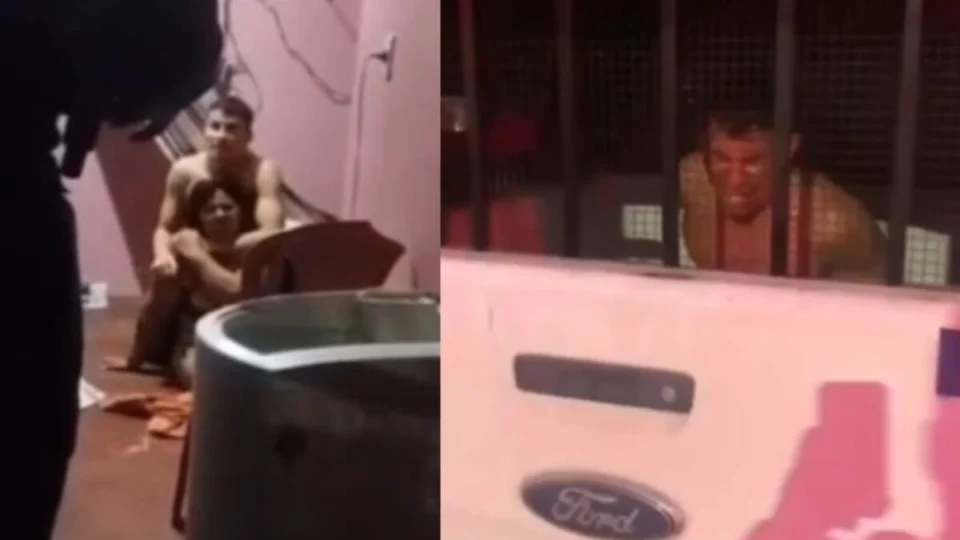 VÍDEO: homem esfaqueia mãe e a mantém refém junto com a avó