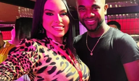 Musa do Boi Garantido leva “bolo” de Davi Brito e manda recado