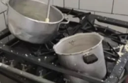 Panela de pressão explode e atinge rosto de funcionário no RJ