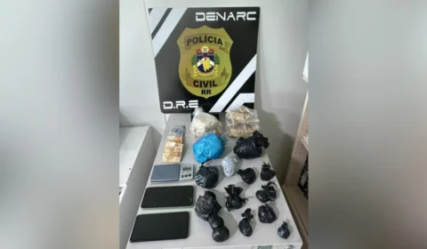 Homem é preso com crack e ‘supermaconha’ na frente de casa em Boa Vista