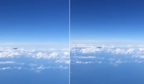 VÍDEO de avião russo afastando caça da OTAN viraliza na internet