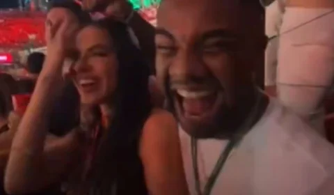 VÍDEO: Davi Britto e musa do Boi Garantido se beijam assumindo romance