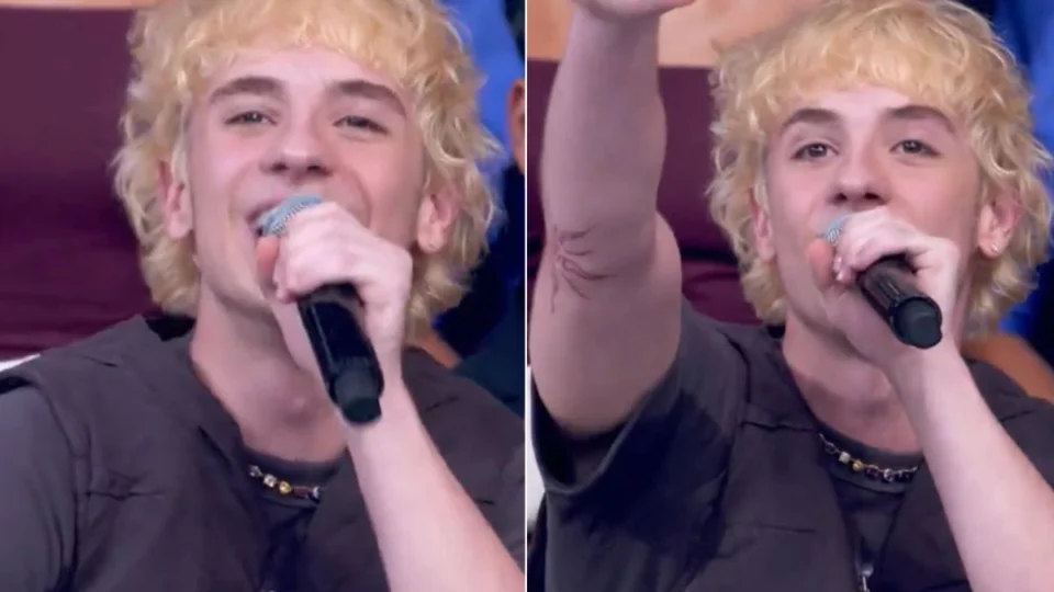 VÍDEO: Juliano Floss manda recado para Marina Sena ao vivo