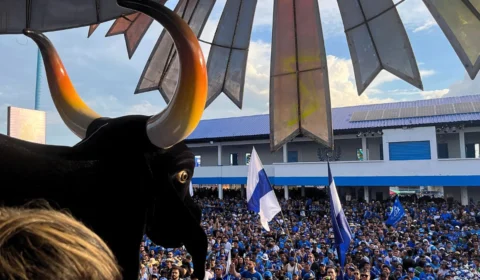 Tricampeão: veja comemoração do Caprichoso pelo título no Festival de Parintins