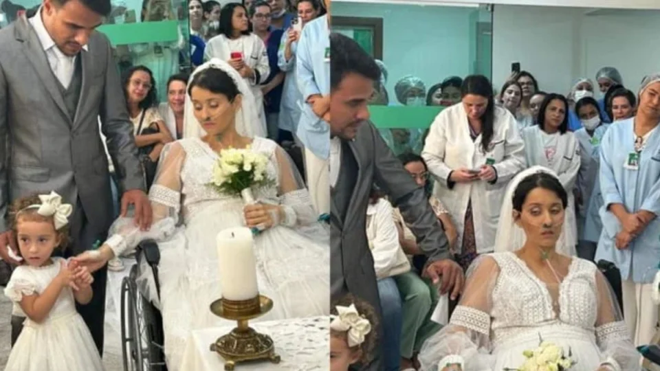 Brasileira com câncer terminal morre dias após o casamento