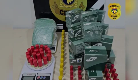 Cocaína e munições são apreendidas com garimpeiros em Roraima