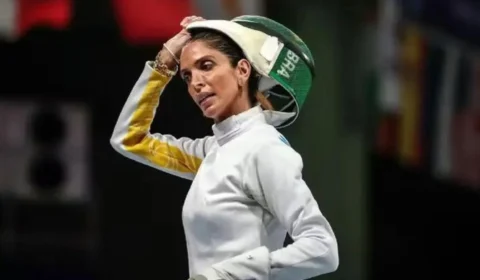 Olimpíadas 2024: Nathalie Moellhausen é eliminada na esgrima