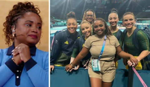 Olimpíadas 2024: Daiane chora com medalha do Brasil na ginástica