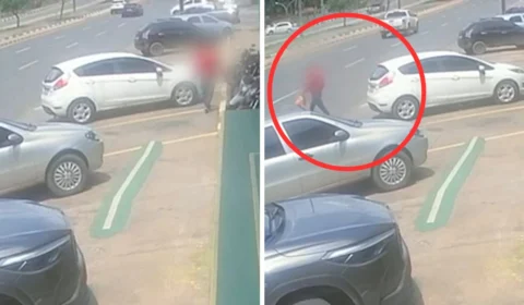 Vídeo: câmeras flagram furto a carro em estacionamento em Boa Vista