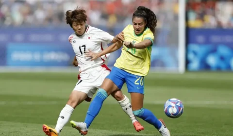 Olimpíadas 2024: Brasil sofre virada e perde do Japão no futebol