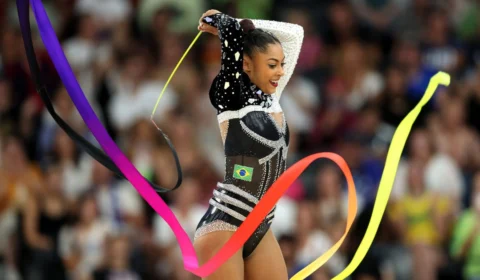 Olimpíadas 2024: Babi Domingos está na final da ginástica rítmica