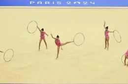 Olimpíadas 2024: Brasil fica fora da final da ginástica rítmica por equipes