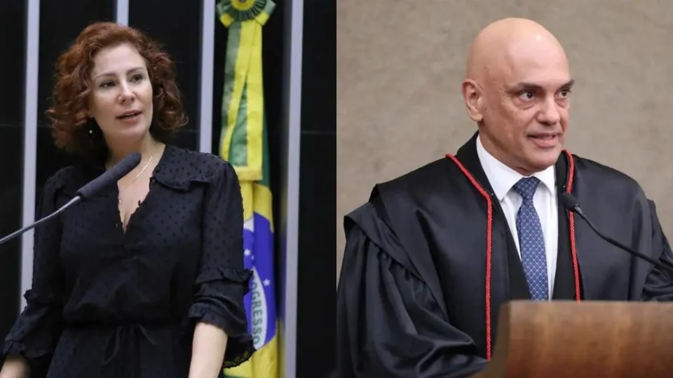 Carla Zambelli foi proibida de assinar impeachment de Moraes