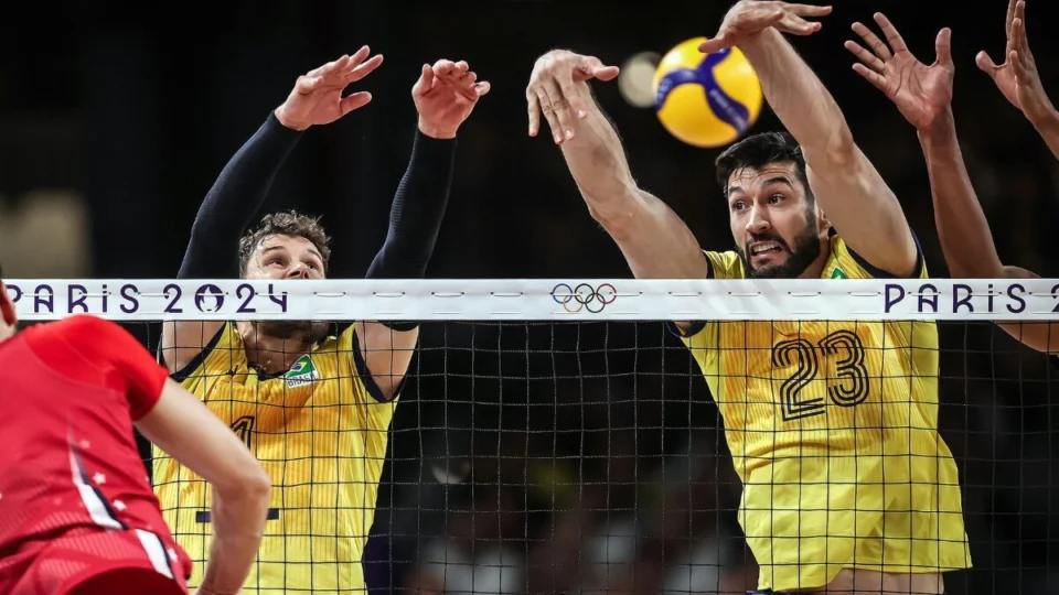 Olimpíadas 2024: Brasil é eliminado no vôlei masculino