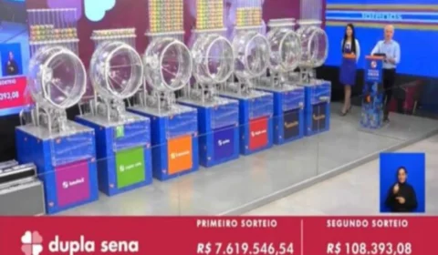 Dupla Sena 2695: sem acertos, prêmio bate R$ 8,1 milhões