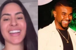 Isabelle Nogueira parabeniza Davi com mensagem carinhosa