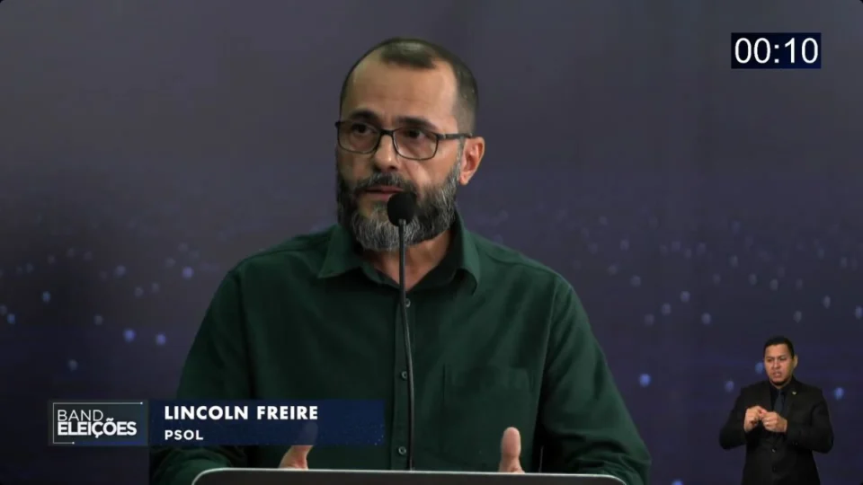Eleições 2024 Roraima: Lincoln fala do problema das drogas e aborto em debate na Band