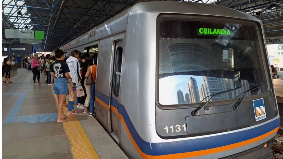 CNU: metrô do DF terá horário diferente neste domingo (18)