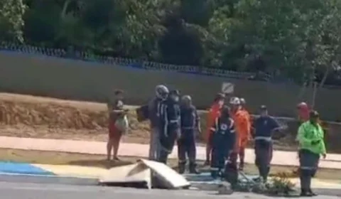 Morre motociclista de APP envolvido em acidente que matou diarista em Manaus