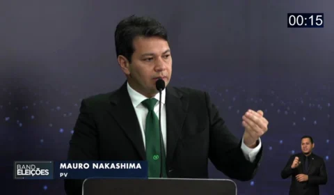 Eleições 2024 Roraima: nervoso, Nakashima não administra bem seu tempo no debate da Band