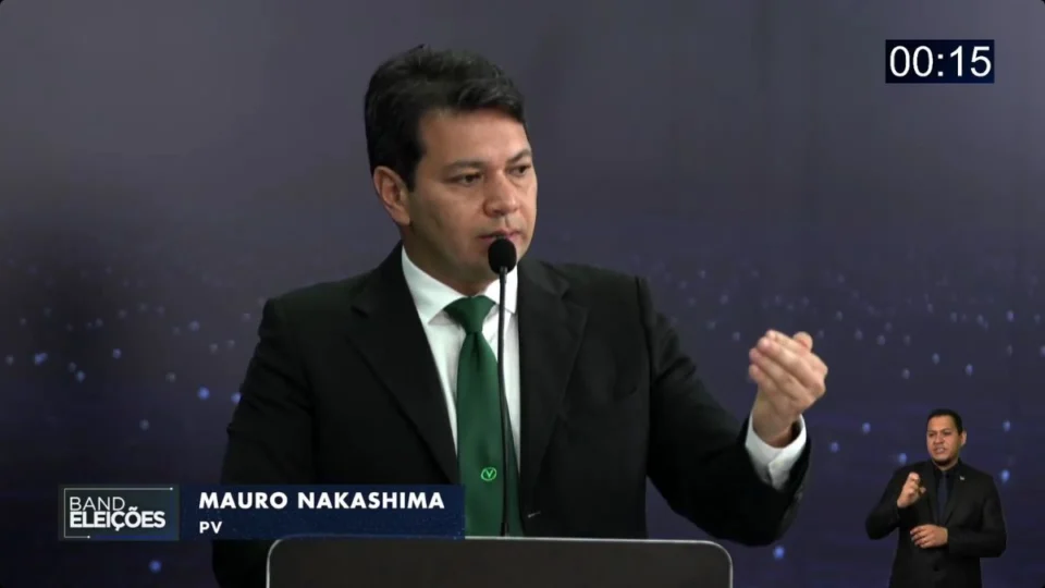 Eleições 2024 Roraima: nervoso, Nakashima não administra bem seu tempo no debate da Band