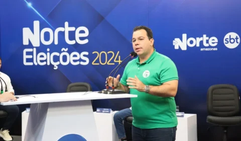 Wilker ironiza Amom em debate a prefeito de Manaus: ‘Danado para não concluir projetos’