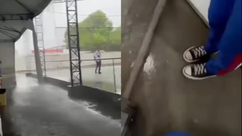 Chuva alaga “Escola de Lona” em Boa Vista; Veja vídeo