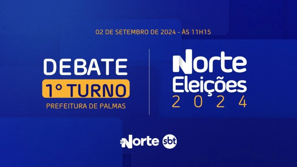 Eleições 2024: TV Norte Tocantins realiza maior debate com candidatos à Prefeitura de Palmas