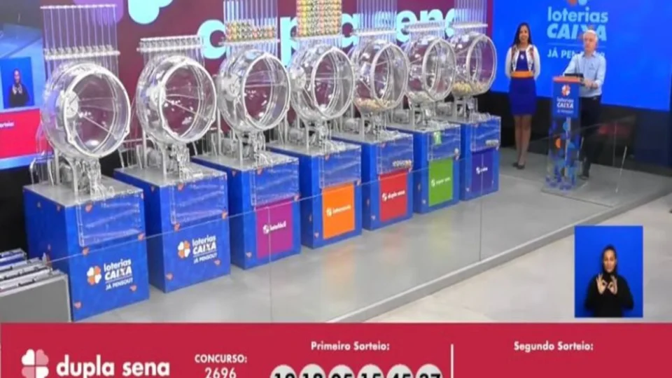 Dupla Sena de hoje, segunda (05/08), concurso 2697; prêmio chega a R$ 8,8 milhões