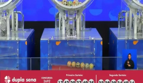 Dupla Sena de hoje, quarta-feira (07/08), concurso 2698; prêmio chega a R$ 300 mil