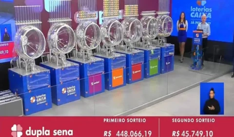 Dupla Sena de hoje, segunda-feira (12/08), concurso 2700; prêmio chega a R$ 650 mil