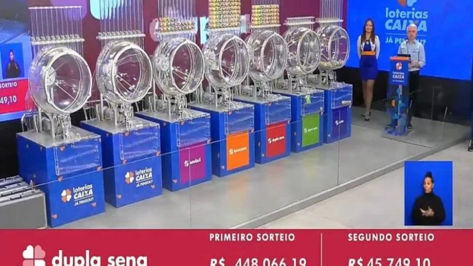 Dupla Sena de hoje, segunda-feira (12/08), concurso 2700; prêmio chega a R$ 650 mil