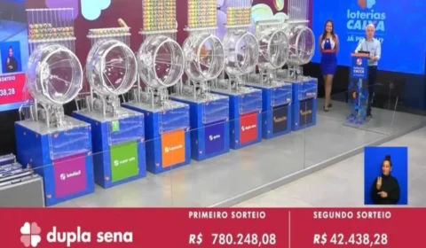 Dupla Sena 2701: sem vencedor, prêmio aumenta para R$ 1 milhão