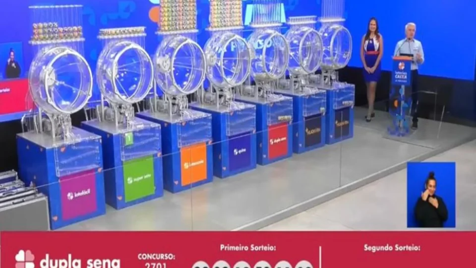 Dupla Sena de hoje, sexta-feira (16/08), concurso 2702; prêmio chega a R$ 1 milhão