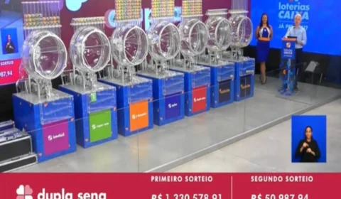 Dupla Sena 2704: sem vencedor, prêmio aumenta para R$ 1,6 milhão