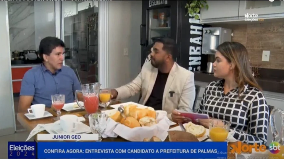 Café com Candidatos: Júnior Geo fala sobre apoio de governador do TO