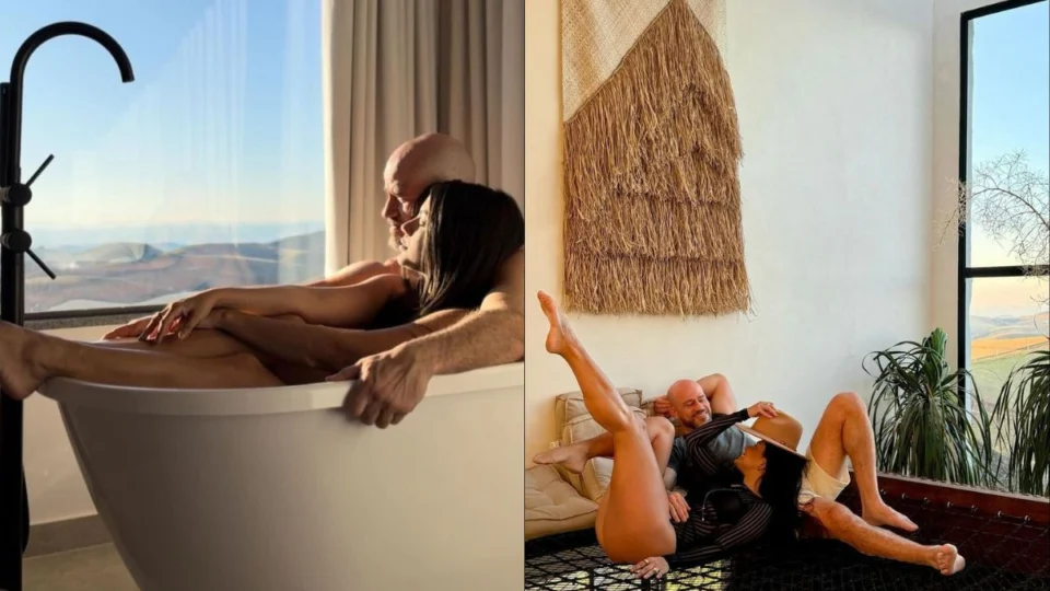 Ex-BBB Fernanda Bande posa ao lado de namorado em novas fotos; veja