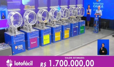 Lotofácil de hoje, sexta-feira (23/08), concurso 3189; prêmio chega a R$ 1,7 milhão