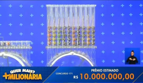 +Milionária 171: sem vencedores, prêmio segue em R$ 10 milhões