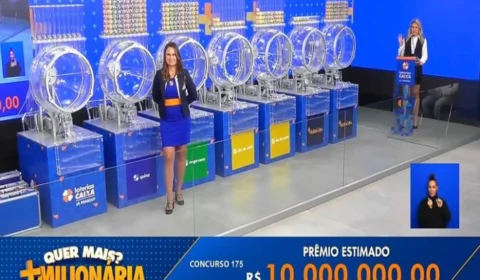 +Milionária de hoje, quarta-feira (28/08), concurso 176; prêmio é de R$ 10 milhões